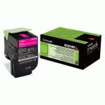 LEXMARK 80C2HM0 TONER HAUTE CAPACITÉ MAGENTA POUR IMPRIMANTE LASER - TONER AUTHENTIQUE