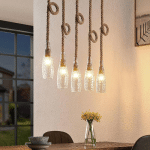 LINDBY RELIA SUSPENSION, AVEC ABAT-JOUR EN VERRE