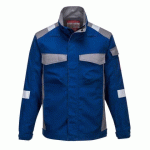 PORTWEST FR08 VESTE BIZFLAME ULTRA BICOLORE BLEU ROYAL - TAILLE L