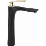 ROBINET DE LAVABO REA ORBIT BLACK GOLD HIGH - NOIR