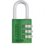 ABUS CADENAS ALU À COMBINAISON 3 CHIFFRES TAILLE 30 MM ET ANSE 5 MM - VERT