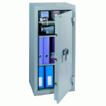 ARMOIRE FORTE ANTI FEU DOUBLE PAROI 370 LITRES SERRURE ÉLECTRONIQUE HARTMANN