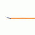 CÂBLE ANTI-FEU NON ARMÉ - 2 X 1,5 MM - COURONNE DE 100 MÈTRES BRICOZOR