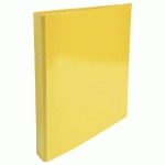 CLASSEUR A4 2 ANNEAUX 30MM IDERAMA - JAUNE - LOT DE 10