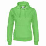COTTOVER SWEATSHIRT À CAPUCHE FEMME - CERTIFIÉ GOTS VERT - TAILLE XS