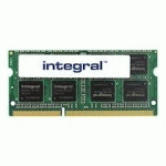 INTEGRAL VALUE - DDR3 - MODULE - 8 GO - SO DIMM 204 BROCHES - 1600 MHZ / PC3-12800 - MÉMOIRE SANS TAMPON