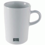 MUG 'M-CUPS', 0,35 L, BLANC - LOT DE 6