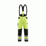 PANTALON TRONÇONNEUSE JAUNE FLUO NOIR TAILLE C54 - BLAKLADER