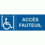 SIGNALISATION ASCENSEUR HANDICAPÉ PVC 350X125MM