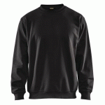 SWEAT COL ROND NOIR TAILLE 4XL - BLAKLADER