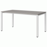 TABLE MALIBU 160X80 T6 SOUDÉ STRA ABS BÉTON F186/BLC 9016