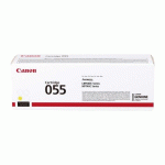TONER CANON 055 JAUNE POUR IMPRIMANTE LASER - TONER AUTHENTIQUE