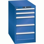 ARMOIRE BLEU SÉCU. 411X725X700 AVEC 5 TIR. 75KG _ 78.449.100 - LISTA