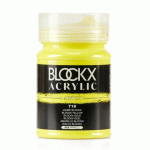 PEINTURE ACRYLIQUE FINE POT 500ML - JAUNE BLOCKX