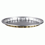 RÉCIPIENT PÂTISSERIE 20 ML D.SUP. 8 CM ALUMINIUM OR/ARGENT (VENDU PAR 100)