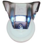 ROUE POLYAMIDE FIXE D150X40 PLAT 105X80 200KG