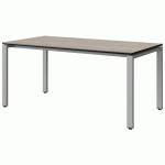 TABLE MALIBU 160X80 T5 SOUDÉ ST ANTIB ACACIA/NOIR GRIS 9006