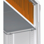 TABLETTE MÉTAL METILY / ELHIT L 117,5 X P 37,5 CM BLANC