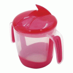 TASSES ANSES ET BEC REPLIABLE 22 CL POLYP. GRENADINE - PLASTOREX