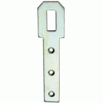 AGRAFE DE VOLET PROVENÇALE EN ACIER ZINGUÉ - TROU LONG - PAR 25 TORBEL