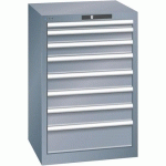 ARMOIRES À TIROIRS GRIS 564X572X850 AVEC 8 TIROIRS 75KG - LISTA