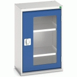 BOTT 1 ARMOIRE VERSO PORTES TRANSPARENTES AVEC 2 TABLETTES 525X350X800 - BOTT