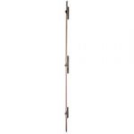 CITY-ISEO SERRURE 3 PTS MULTIBLINDO PÊNE ROULEAU 1/2TR EA92MM TÊTIÈRE U INOX COFFRE 38.5 MM AXE 23 MM
