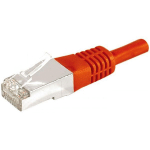DEXLAN CORDON RJ45 CATEGORIE 6A F/UTP ROUGE - 10 M