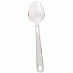 LOT DE 2 - CUILLÈRE EXOGLASS PLEINE 34 CM TRANSPARENTE
