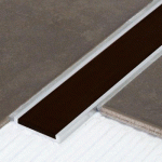 NEZ DE MARCHE PLAT À VISSER AVEC BANDE ISBA NOIRE FA30 - LARGEUR 38 MM - 1,1M DINAC