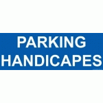 LOT DE 3 - PANNEAU ACCÈS AVEC PICTO PMR - 150 X 210 - VINYLE SOUPLE AUTOCOLLANT