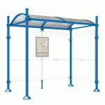 ABRI BUS PROVINCE 2.50 M 1 BARDAGE LAT. BOULE BLEU 5010 - PROCITY