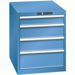 ARMOIRE BLEU CAP. 564X725X700 AVEC 4 TIR. 75KG _ 14.350.040 - LISTA