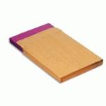 BOÎTE DE 500 POCHETTES KRAFT ARMÉ AUTO-ADHÉSIVES 120G SANS SOUFFLET FORMAT 162X229MM C5