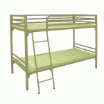 LIT SUPERPOSÉS ALBA MÉTAL 90X200 SOMMIER À LATTES CACTUS - MANUTAN COLLECTIVITÉS