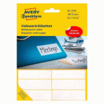 LOT DE 3 - ETIQUETTE MULTI-USAGE, 62 X 19 MM, BLANC