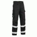 PANTALON DE TRAVAIL TRANSPORT NOIR TAILLE 48L - BLAKLADER