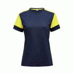 PRINTER PRIME PRIME T-SHIRT FEMMES MARINE/JAUNE FLUO - TAILLE XL
