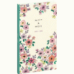 SEMAINIER SAD 16 GREEN JULIE FLEUR MAUVE 9 X 16 CM - EXACOMPTA