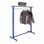 VESTIAIRE PORTANT BLEU