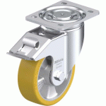 BLICKLE - ROULETTE PIVOTANTE À FREIN Ø 150MM BANDAGE POLYURÉTHANE PU 650KG - LH-ALTH 150K-FI