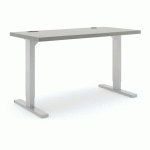 BUREAU PREMIUM RÉGLABLE ELEMENTS SOLID 1380 - ARGENT - ACTIFORCE