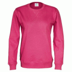COTTOVER SWEATSHIRT COL ROND HOMME - CERTIFIÉ GOTS CERISE - TAILLE XXXXL
