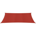 VOILE D'OMBRAGE 160 G/M² ROUGE 2X4.5 M PEHD - ROUGE