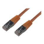 MCL FCC6BM-0.5M/O CÂBLE DE RÉSEAU ORANGE 0,5 M CAT6 F/UTP (FTP)
