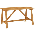 TABLE � D�NER DE JARDIN 140X70X73,5 CM BOIS D'ACACIA MASSIF - VIDAXL