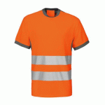 PROJOB 6009 T-SHIRT - EN ISO 20471 CLASSE 2 ORANGE/GRIS - TAILLE XXL