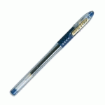 STYLO À BILLE POINTE MOYENNE ENCRE GEL BLEUE CORPS PLASTIQUE AVEC GRIP CAOUTCHOUC +CAPUCHON G1 GRIP - LOT DE 10