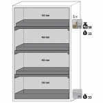 ARMOIRE SÉCURITÉ S-PHOENIX VOL.2-90 S90.196.120.FDAC JAUNE - MANUTAN COLLECTIVITÉS