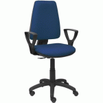 CHAISE ELCHE CP BRAS FIXE - ROUE NYLON - BLEU MARINE
